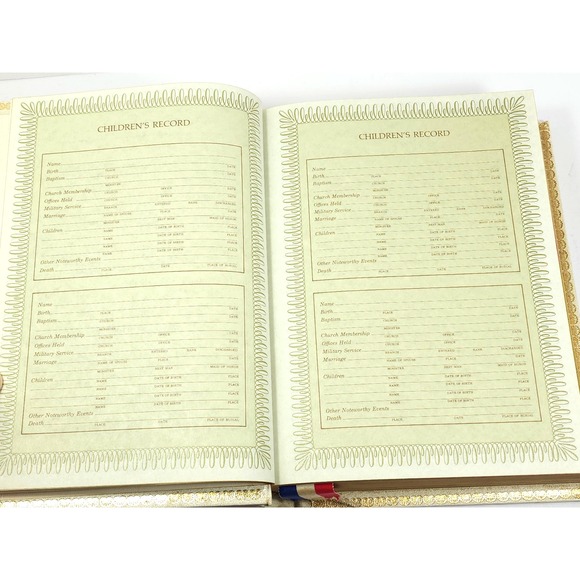 Vintage Holy Bible American Bicentennial Edition Family Gilded Liberty Bell - Picture 11 of 16